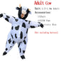 Déguisement Vache Gonflable - Costume Effrayant pour Adulte - Halloween, Noël, Carnaval, Fête