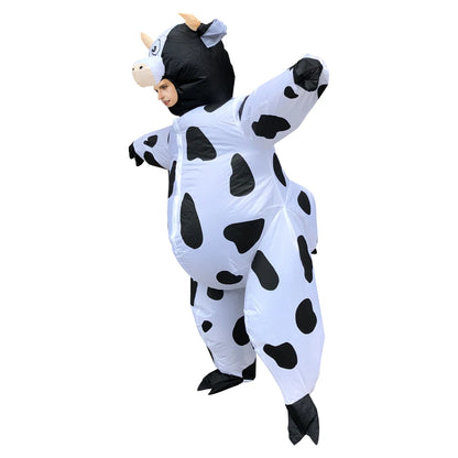 Déguisement Vache Gonflable - Costume Effrayant pour Adulte - Halloween, Noël, Carnaval, Fête