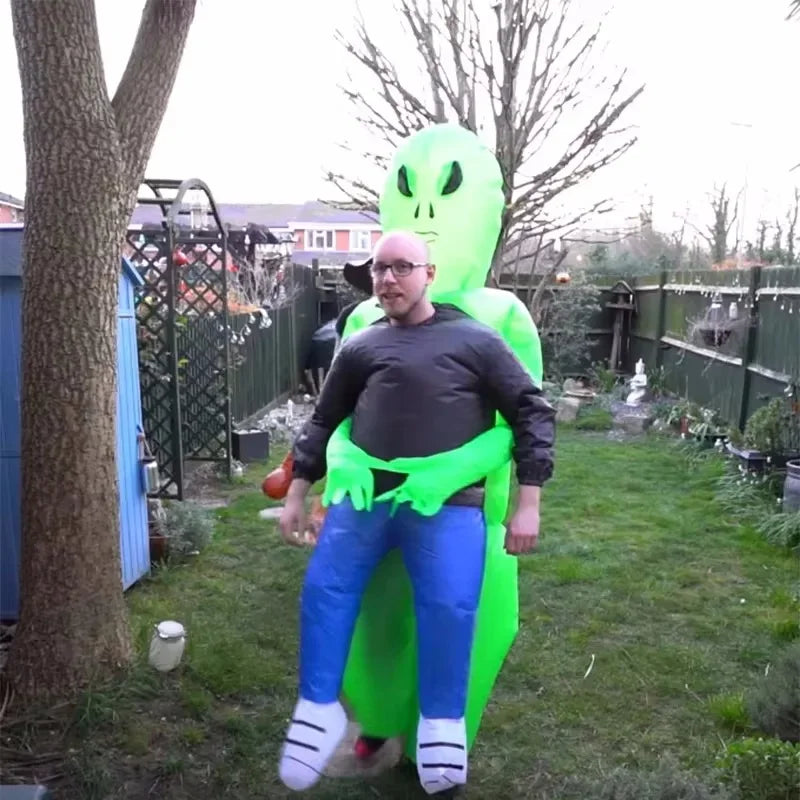 Costume Alien Gonflable - Déguisement Humoristique Gonflable | Halloween