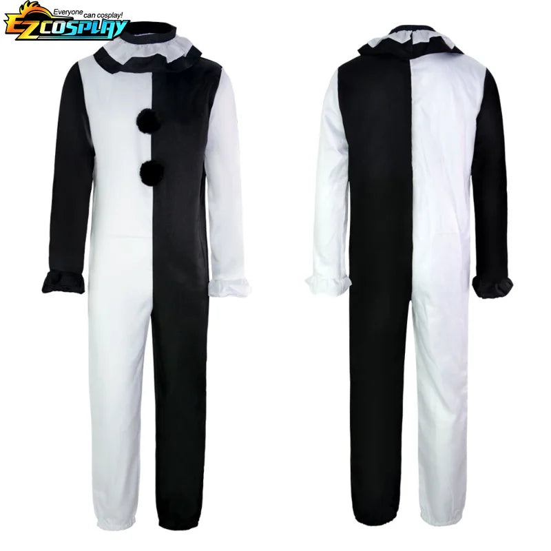 Déguisement Clown Terrifiant - Combinaison et Masque Halloween pour Homme et Femme