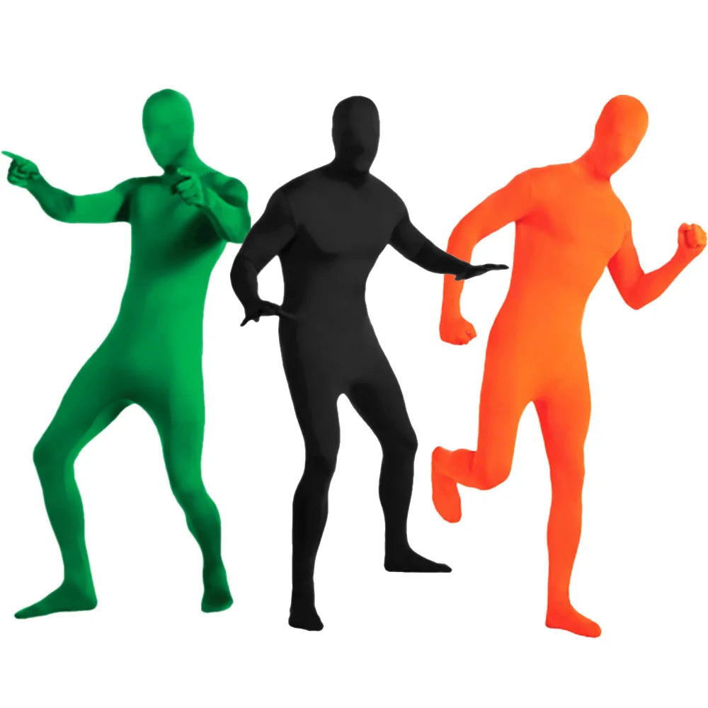 Combinaison Zentai Intégrale pour Homme et Femme - Déguisement Halloween Carnaval Cosplay - Justaucorps Spandex