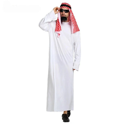 Déguisement Cheikh Arabe pour Homme - Prince d'Arabie Cosplay - Halloween, Carnaval, Pourim