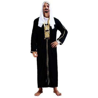 Déguisement Cheikh Arabe pour Homme - Prince d'Arabie Cosplay - Halloween, Carnaval, Pourim