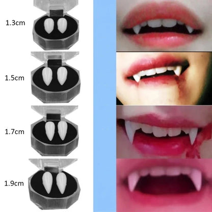 Crocs de Vampire - Fausses Dents & Dentier - Accessoire Déguisement Halloween & Cosplay