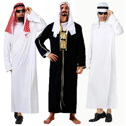 Déguisement Cheikh Arabe pour Homme - Prince d'Arabie Cosplay - Halloween, Carnaval, Pourim