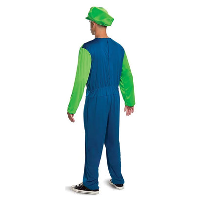 Déguisement Plombier Moustachu Adulte - Salopette, Casquette et Moustache - Halloween, Carnaval, Cosplay