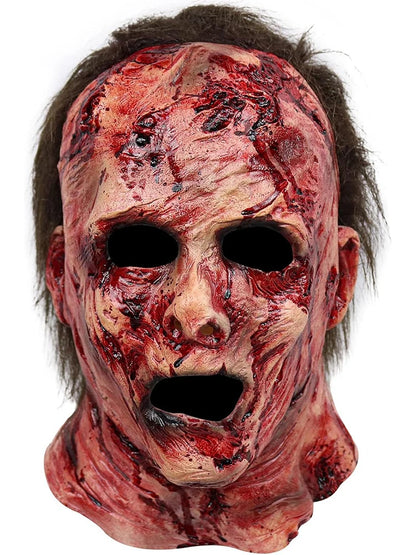 Masque Zombie Latex Visage Entier - Sanglant avec Cheveux | Halloween Horreur
